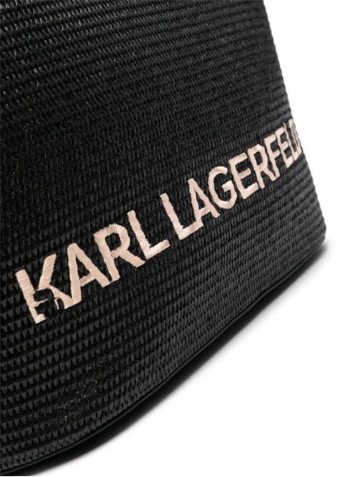 Borsa donna tote in rafia Karl Lagerfeld | 241W3027999